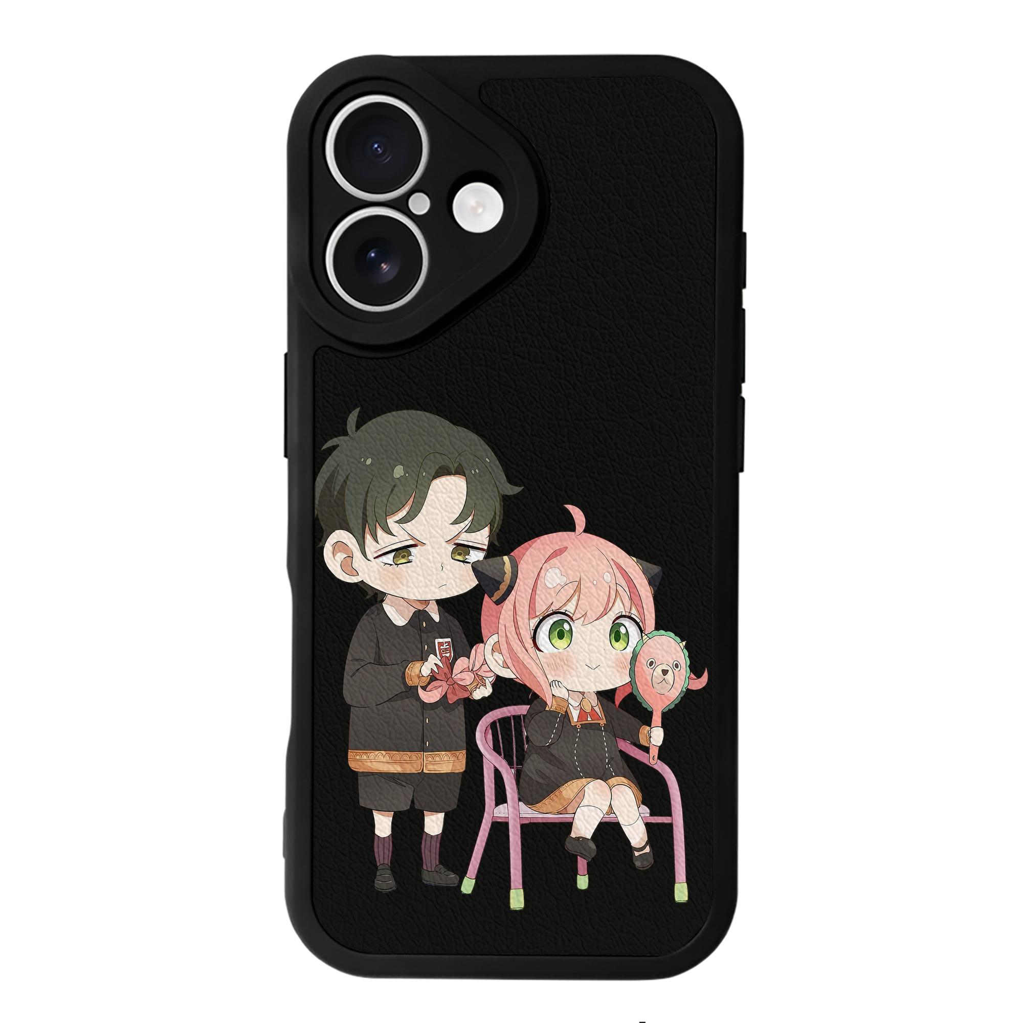 （画像用） SPY×FAMILY间谍家家酒 【iPhone 16シリーズ対応】シリコンスマホケース（レザー調） 材質：シリコン